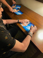 KISS ACE FREHLEY Signed SILVER JUMPSUIT 8x10 photo Autograph