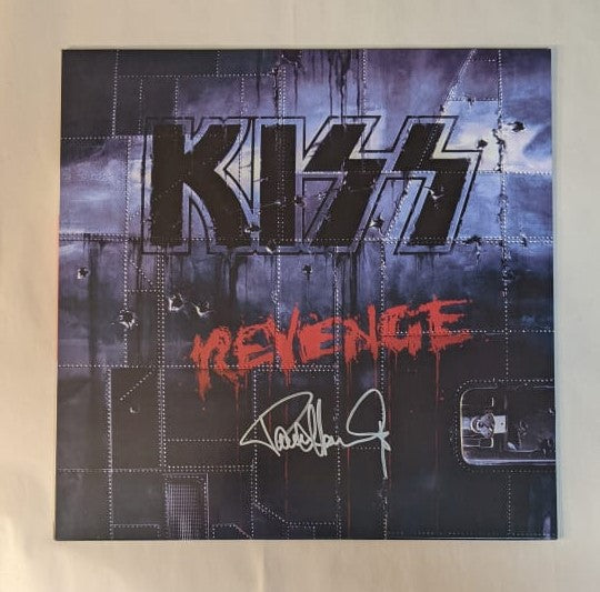 KISS PAUL STANLEY  signed REVENGE LP Signed in Silver Autograph