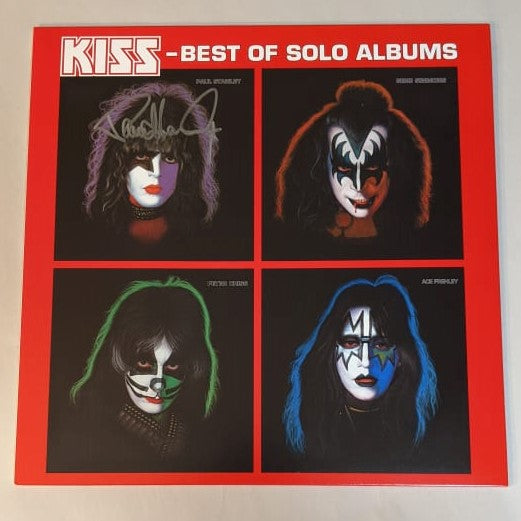 KISS PAUL STANLEY Signed BEST OF SOLO ALBUMS  GERMAN LP