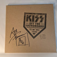 KISS ACE FREHLEY Signed OFF THE SOUNDBOARD 3-LP Autograph TOKYO