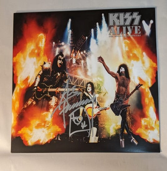 KISS ACE FREHLEY Signed MILLENNIUM/ALIVE IV LP Autograph