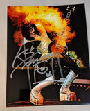 KISS ACE FREHLEY Signed 77 SMOKING GUITAR 8 x10 photo Autograph
