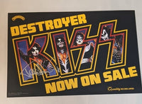 KISS PAUL STANLEY Signed 8 x 12 Promo ad  from Destroyer 45th Box set