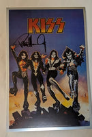 KISS PAUL STANLEY Signed 8 x 12 Foil litho from Destroyer 45th Box set