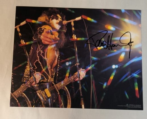 KISS PAUL STANLEY signed 8 x 10 from Destroyer 45th Box set Black