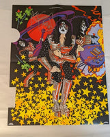 KISS ACE FREHLEY Signed POSTER from 78 Solo Lp Autograph