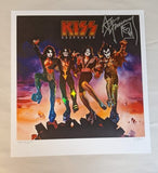 KISS ACE FREHLEY Signed DESTROYER LITHO POSTER KOL EX Autograph