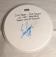 Albuquerque 8-7-2012 Stage-used signed drum heads