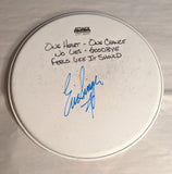 Albuquerque 8-7-2012 Stage-used signed drum heads