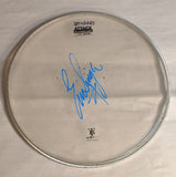 Charlotte 7-25-2012 Stage-used signed drum heads