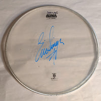 Portland 8-19-2012 Stage-used signed drum heads