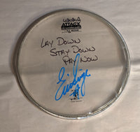 Auburn  8-18-2012 Stage-used signed drum heads