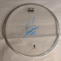 Mexico City 9-29-2012 Stage-used signed drum heads