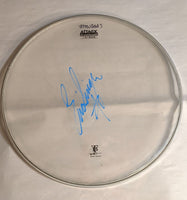 Charlotte 7-25-2012 Stage-used signed drum heads