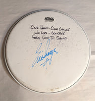 Scranton 9-18-2012 Stage-used signed drum heads