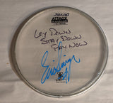 Denver 8-8-2012 Stage-used signed drum heads