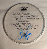 Grand Junction/ Rock Jam  8-24-2012 Stage-used signed drum heads