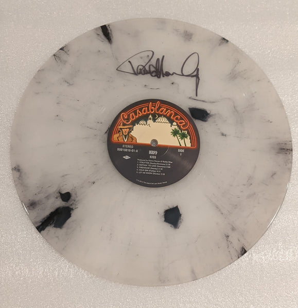 KISS PAUL STANLEY signed Debut Marble Swirl vinyl LP Autograph – KISS Haven