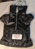 FABDOG Leather Jacket with Hood Solo Faces KISS