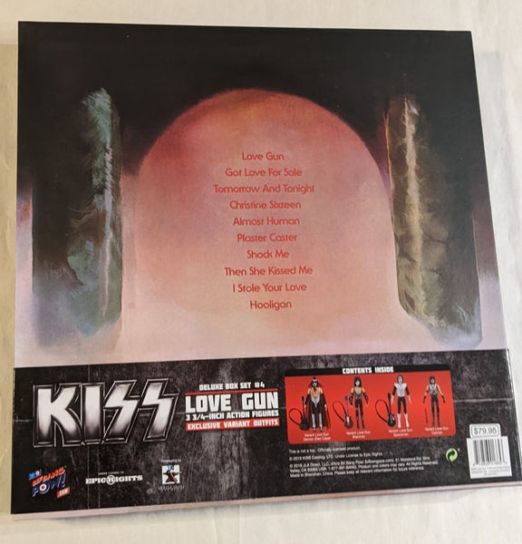 KISS Love Gun 3 3/4-Inch Action Figure Deluxe Box Set - Convention Exclusive