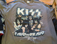 KISS LOUD & PROUD 2013 Europe Tour short sleeve T-shirt XL