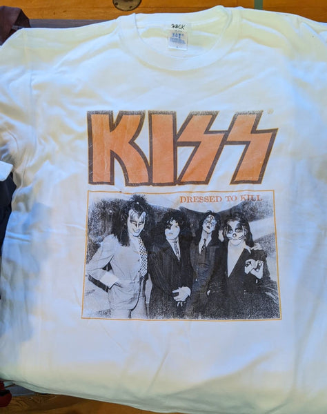 KISS DRESSED TO KILL 75 short sleeve T-shirt  Large