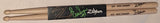 Eric Singer END OF THE ROAD 2022 Stage Drumsticks set of 2 signed by Eric Singer KISS