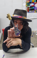 KISS PAUL STANLEY signed AXE HEAVEN Miniature GUITAR Autograph