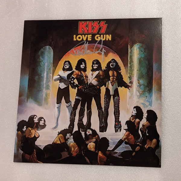 KISS PAUL STANLEY Signed LOVE GUN LP Autograph