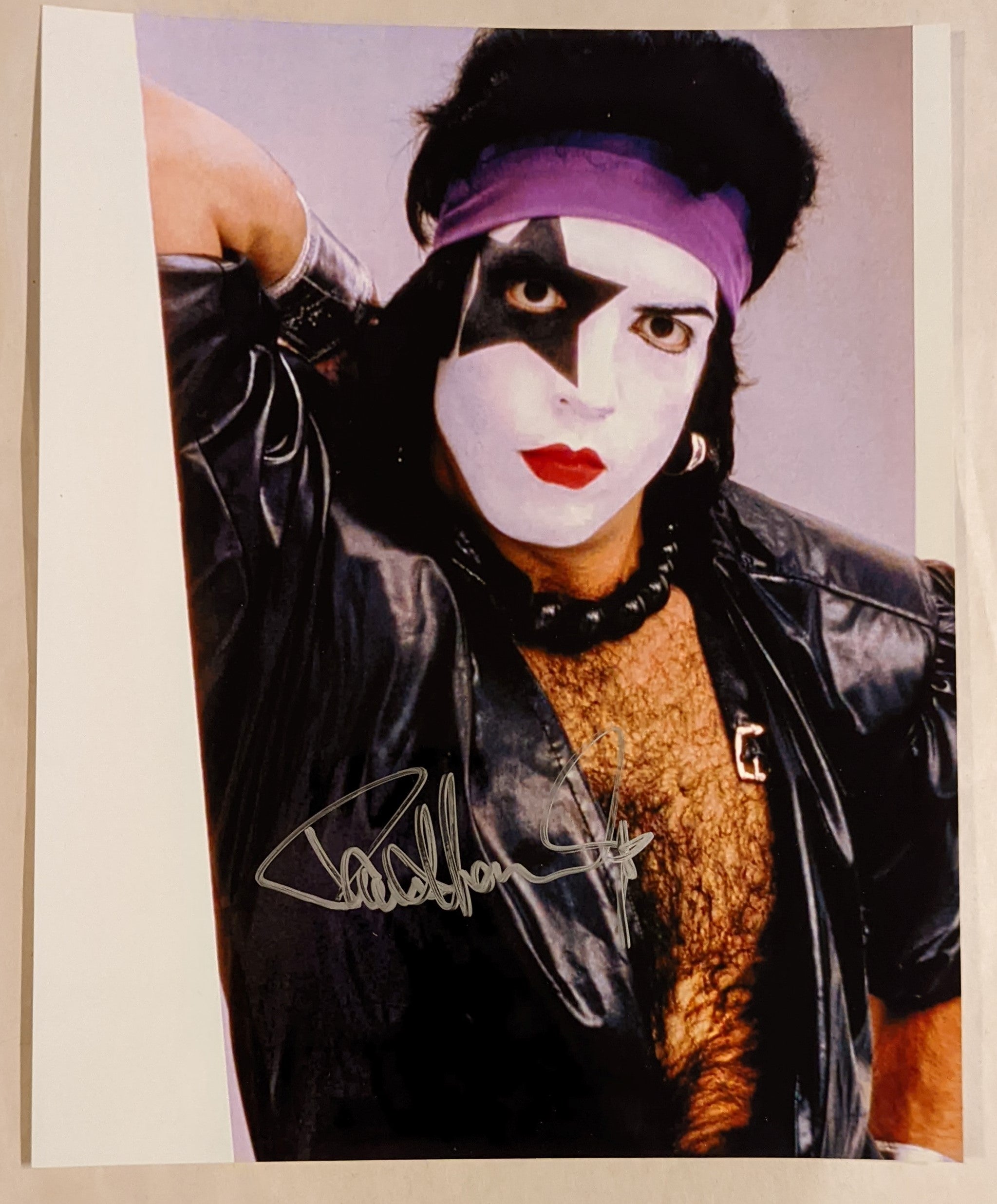 KISS PAUL STANLEY signed 8 x 10 Photo Elder era Autograph – KISS Haven