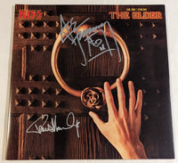 PAUL STANLEY and ACE FREHLEY Signed THE ELDER LP Silver Signatures