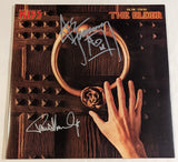PAUL STANLEY and ACE FREHLEY Signed THE ELDER LP Silver Signatures