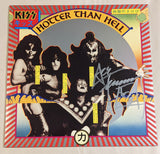KISS ACE FREHLEY Signed HOTTER THAN HELL LP Autograph