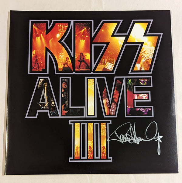 KISS PAUL STANLEY Signed ALIVE III LP Aurograph