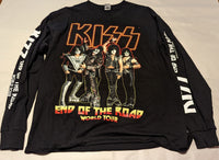 KISS END OF THE ROAD 2019 JAPAN Long-Sleeve shirt Med L XL
