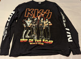 KISS END OF THE ROAD 2019 JAPAN Long-Sleeve shirt Med L XL