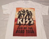 KISS END OF THE ROAD 2019 JAPAN White  shirt Med L
