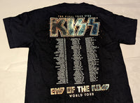 KISS END OF THE ROAD 2019 JAPAN Black shirt  L Med tour dates