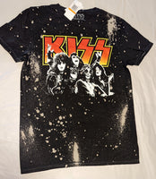 KISS DESTROYER Era Paint Splatter short sleeve T-shirt Small XL