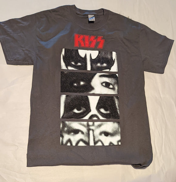 KISS MAKE-UP EYES short sleeve T-shirt S MED L