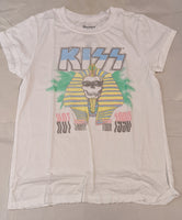 KISS RECYCLED KARMA Womens 1977 HOT IN THE SHADE  short sleeve shirt