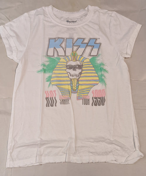 KISS RECYCLED KARMA Womens 1977 HOT IN THE SHADE  short sleeve shirt