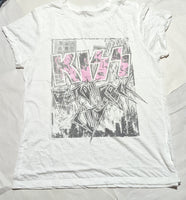 KISS RECYCLED KARMA Womens DETROIT ROCK CITY short sleeve T-shirt Med