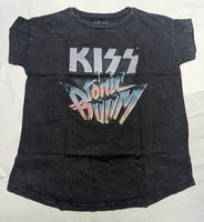 KISS VINTAGE CANVAS Womens SONIC BOOM  short sleeve shirt