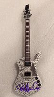 KISS PAUL STANLEY signed AXE HEAVEN Miniature GUITAR Autograph