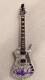 KISS PAUL STANLEY signed AXE HEAVEN Miniature GUITAR Autograph