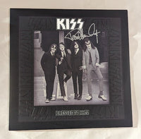 KISS PAUL STANLEY signed DRESSED TO KILL LP Silver Signature Autograph