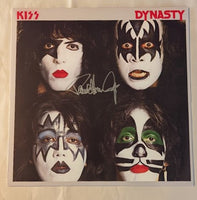KISS PAUL STANLEY signed DYNASTY LP Silver Signature Autograph