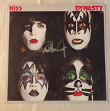 KISS PAUL STANLEY signed DYNASTY LP Silver Signature Autograph