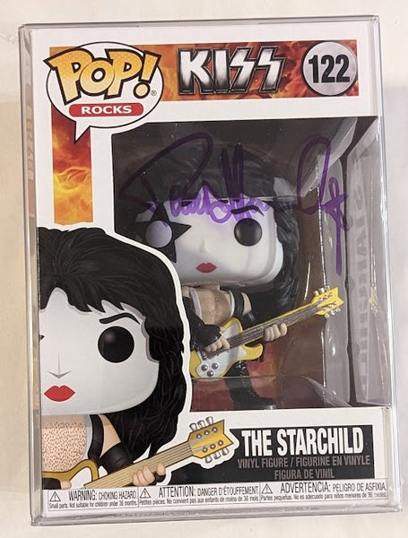 KISS PAUL STANLEY  signed FUNKO POP Purple Signature Autograph